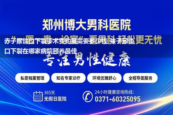 赤子尿谈口下裂手术费约莫需要多少钱_孩子尿谈口下裂在哪家病院颐养最佳